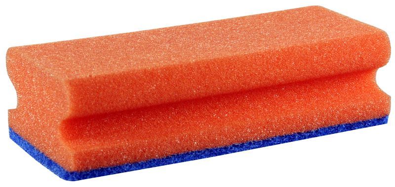 Houba GASTRO červená, balení 5ks, je univerzálním prostředkem k čištění různých typů ploch, především teflon. díky spec. modrému padu. Je ideální na čištění větších objektů .Tvar přizpůsoben k uchopování.