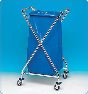 X vozík papírový odpad pozink.(61x60x100
